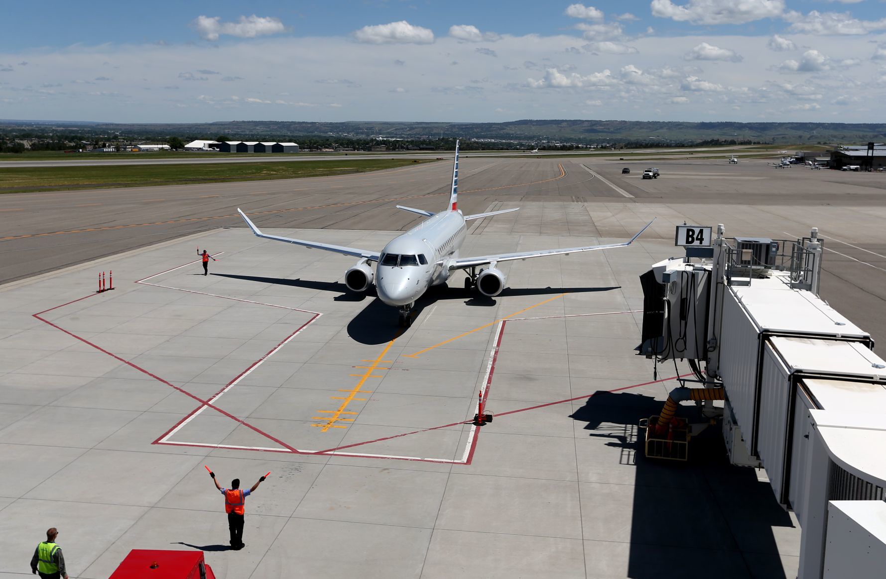 The first non-stop flight on American Airlines